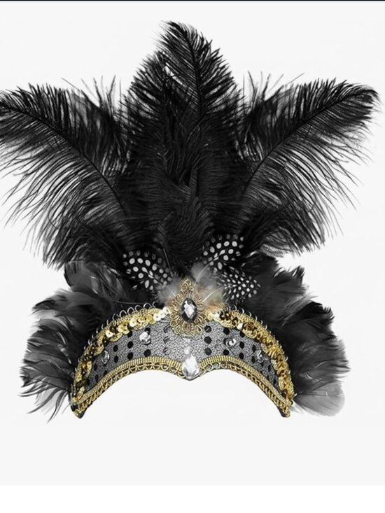 Showgirl Feather Headpiece main image 3